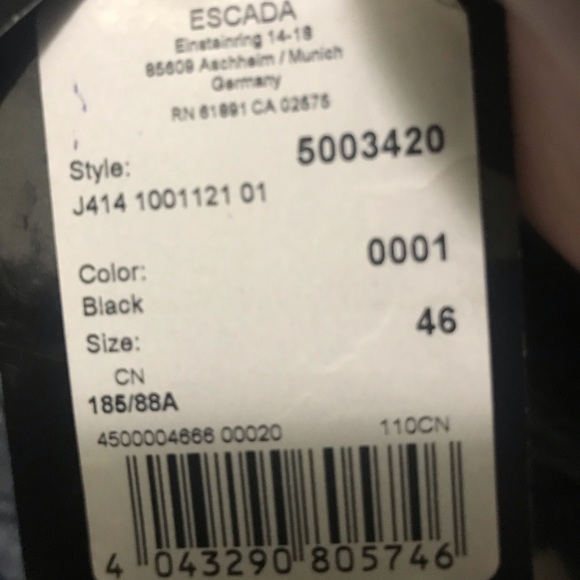 Escada Sport Luca Straigh-Leg Jean with Studs - Picture 6 of 6